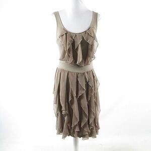 Ric Rac brown cotton blend dress XS
